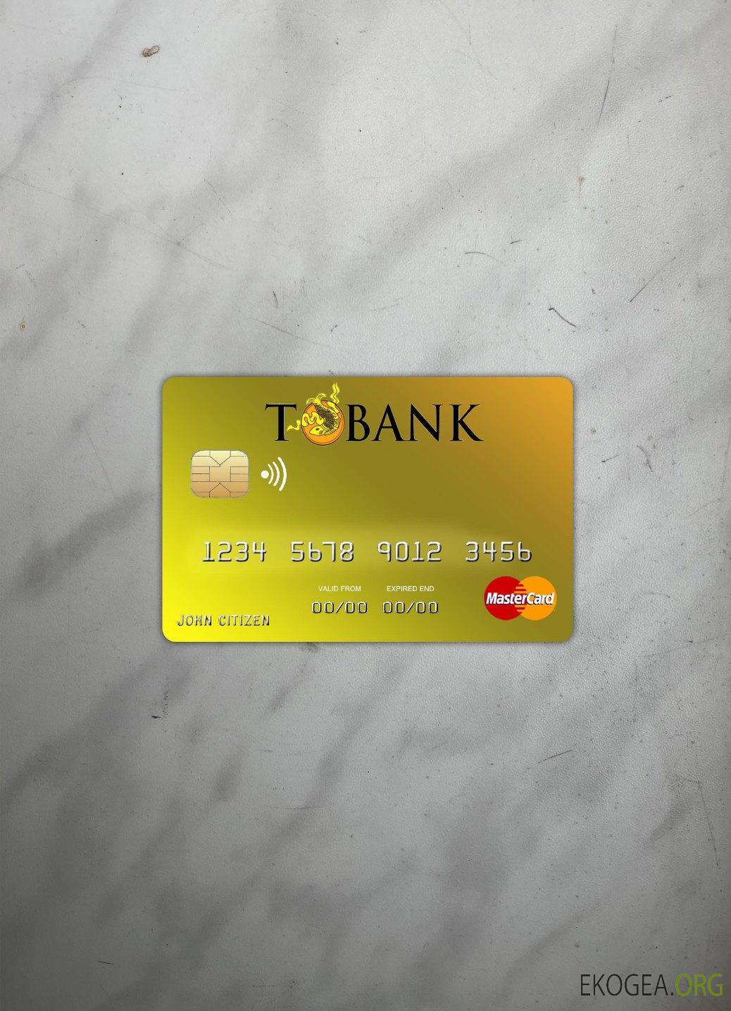 Bhoutan T bank mastercard photolook recto